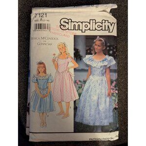Simplicity 7121 Jessica McClintock For Gunne Sax & 9107 Design Your Own Dress